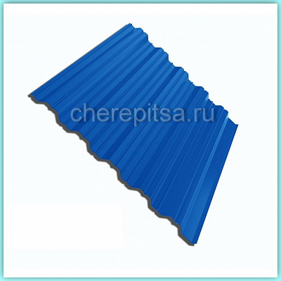 Профнастил НС35-1000 покрытие PURMAN цвет RAL 5005 толщина 0,5мм