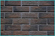 Клинкерный кирпич с перекрытием шва, цвет 26