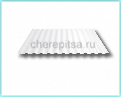 Профнастил МП18-1100 волна покрытие Полиэстер цвет RAL 9003 толщина 0,45мм
