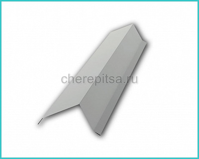 Планка торцевая PE 95x120x2000x0,45мм покрытие Полиэстер цвет RAL 7004 длина 2м толщина 0,45мм