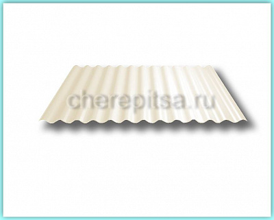 Профнастил МП18-1100 волна покрытие Полиэстер цвет RAL 1015 толщина 0,45мм