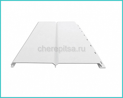 Металлосайдинг L-БРУС, покрытие Полиэстер цвет RAL 9003 толщина 0,45мм