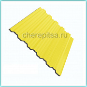 Профнастил НС35-1000 покрытие Полиэстер цвет RAL 1018 толщина 0,45мм