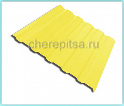 Профнастил С20-1100 покрытие Полиэстер цвет RAL 1018 толщина 0.7мм