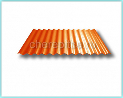 Профнастил МП18-1100 волна покрытие Полиэстер цвет RAL 2004 толщина 0.7мм