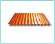 Профнастил МП18-1100 волна покрытие Полиэстер цвет RAL 2004 толщина 0.7мм