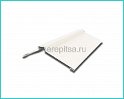 Планка конька фигурного 150x150x2000мм покрытие Полиэстер цвет RAL 9010 толщина 0,45мм