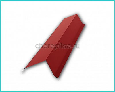 Планка торцевая PE 95x120x2000x0,4мм покрытие Полиэстер цвет RAL 3011 длина 2м толщина 0,4мм