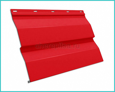 Металлосайдинг Корабельная доска, покрытие Полиэстер цвет RAL 3020 толщина 0,45мм