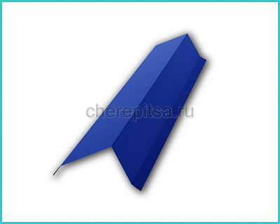 Планка торцевая PE 95x120x2000x0,45мм покрытие Полиэстер цвет RAL 5002 длина 2м толщина 0,45мм