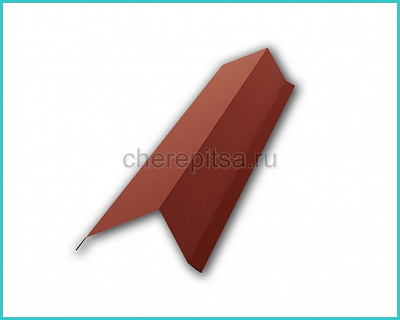 Планка торцевая PE 95x120x2000x0,4мм покрытие Полиэстер цвет RAL 3009 длина 2м толщина 0,4мм