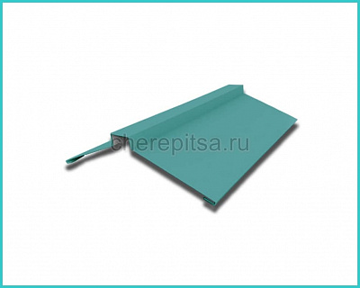 Планка конька фигурного 150x150x2000мм покрытие Полиэстер цвет RAL 5021 толщина 0,4мм