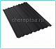 Профнастил С10-1150 покрытие Drap цвет RAL 9005 толщина 0,45мм