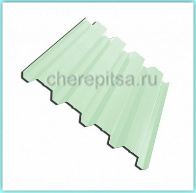 Профнастил H60-845 покрытие Полиэстер цвет RAL 6019 толщина 0,5мм