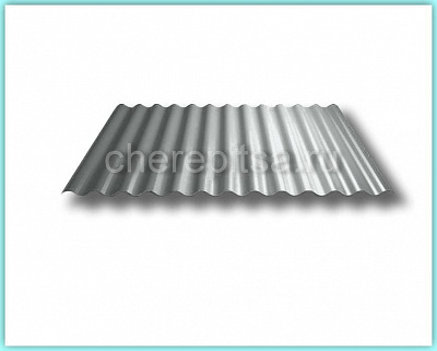 Профнастил МП18-1100 волна покрытие оцинковка цвет ЦИНК толщина 0,6мм