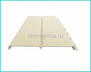 Металлосайдинг L-БРУС, покрытие Полиэстер цвет RAL 1014 толщина 0,4мм