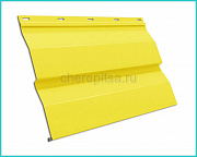 Металлосайдинг Корабельная доска, покрытие Полиэстер цвет RAL 1018 толщина 0,45мм