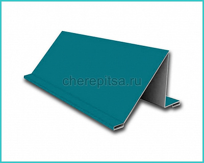 Уголковый снегозадержатель покрытие Полиэстер цвет RAL 5021 длина 2м толщина 0,45мм