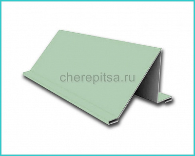 Уголковый снегозадержатель покрытие Полиэстер цвет RAL 6019 длина 2м толщина 0,45мм