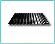 Профнастил МП18-1100 волна покрытие Полиэстер цвет RAL 9005 толщина 0,45мм