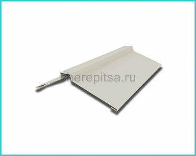 Планка конька фигурного 150x150x2000мм покрытие Полиэстер цвет RAL 9002 толщина 0,4мм