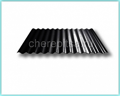 Профнастил МП18-1100 волна покрытие Полиэстер цвет RAL 9005 толщина 0,45мм