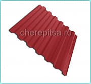 Профнастил С21-1000 покрытие Полиэстер цвет RAL 3011 толщина 0,4мм