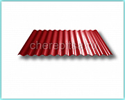 Профнастил МП18-1100 волна покрытие Полиэстер цвет RAL 3011 толщина 0,45мм