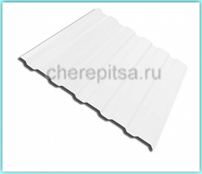 Профнастил С20-1100 покрытие Полиэстер цвет RAL 9003 толщина 0,45мм