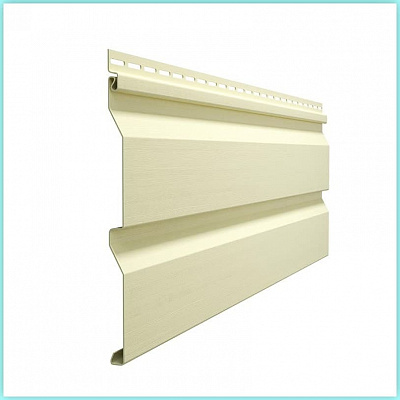 Сайдинг Docke D4,5D Корабельный брус банан цвет БАНАН