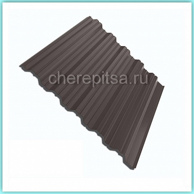 Профнастил НС44-1000мм покрытие PurPro цвет RR32 толщина 0,5мм