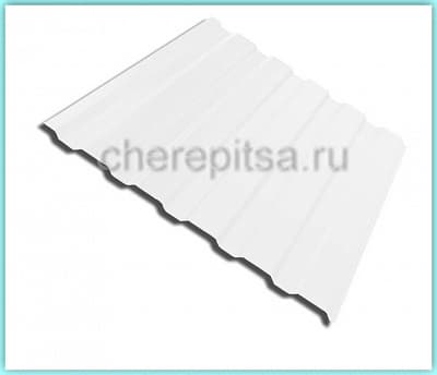Профнастил С20-1100 покрытие NormanMP цвет RAL 9003 толщина 0,5мм