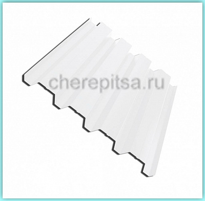 Профнастил H60-845 покрытие Полиэстер цвет RAL 9003 толщина 0,5мм