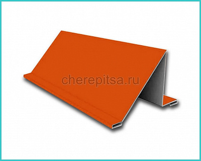 Уголковый снегозадержатель покрытие Полиэстер цвет RAL 2004 длина 2м толщина 0,45мм