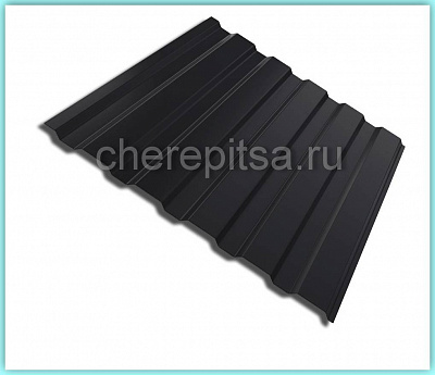 Профнастил С20-1100 покрытие Полиэстер цвет RAL 9005 толщина 0,45мм