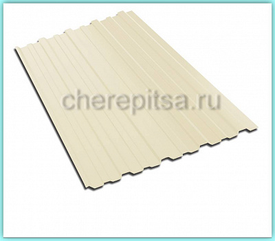 Профнастил С10-1150 покрытие Полиэстер цвет RAL 1014 толщина 0,4мм