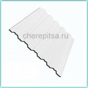 Профнастил НС44-1000мм покрытие Satin цвет RAL 9003 толщина 0,5мм