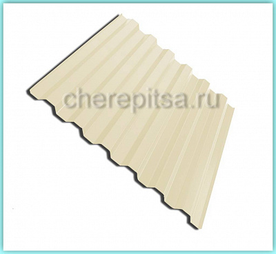 Профнастил С21-1000 покрытие Полиэстер цвет RAL 1014 толщина 0,5мм