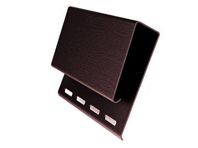 J-профиль широкий GL темный дуб цвет ТЕМНЫЙ ДУБ