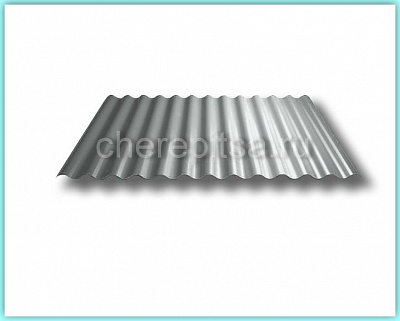 Профнастил МП18-1100 волна покрытие оцинковка цвет ЦИНК толщина 0,5мм