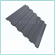 Профнастил НС44-1000мм покрытие Satin цвет RAL 7024 толщина 0,5мм