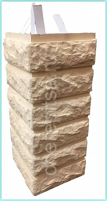 Угол под сколотый кирпич 7 цвет COLOR 7