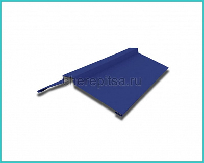 Планка конька фигурного 150x150x2000мм покрытие Полиэстер цвет RAL 5002 толщина 0,45мм