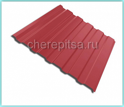Профнастил С20-1100 покрытие PURMAN цвет RAL 3011 толщина 0,5мм