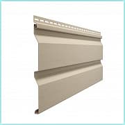 Сайдинг Docke D4,5D Корабельный брус крем-брюле цвет КРЕМ-БРЮЛЕ