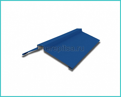 Планка конька фигурного 150x150x2000мм покрытие Полиэстер цвет RAL 5005 толщина 0,4мм