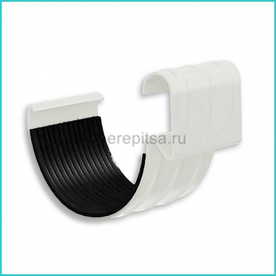 Соединитель желоба Foramina PUR D150 цвет RAL 9010