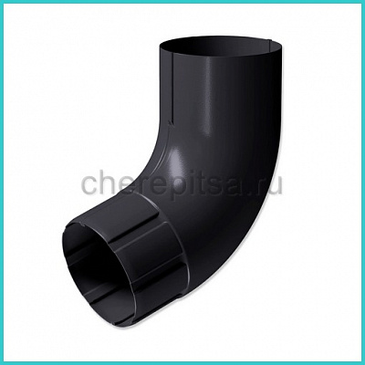 Колено трубы Foramina PUR D100 цвет RAL 7024