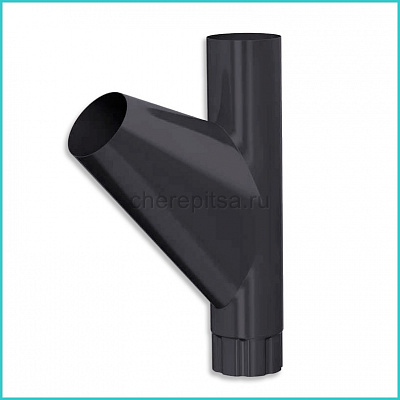 Тройник трубы Foramina PUR D100 цвет RAL 7024