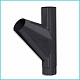 Тройник трубы Foramina PUR D100 цвет RAL 7024